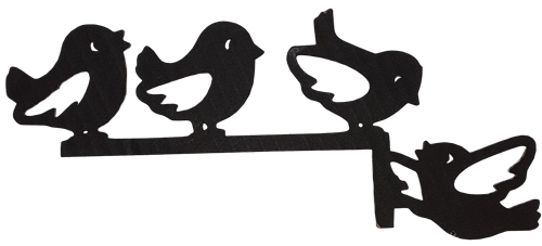 Décoration de porte - Oiseau